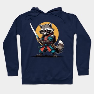 Raccoon Samurai Hoodie